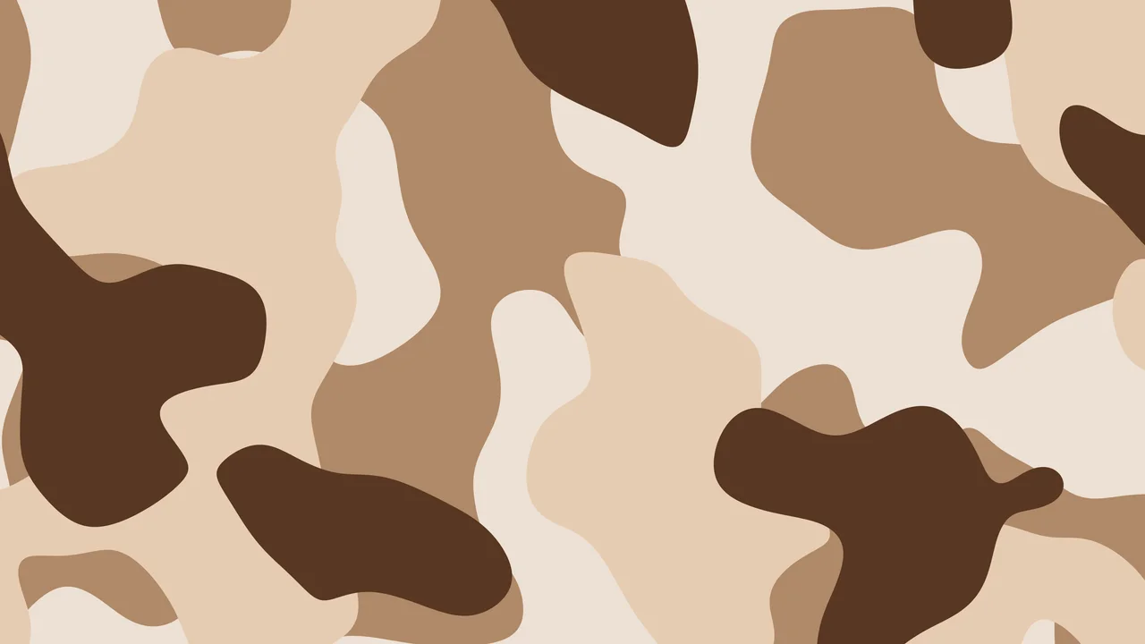 Mocha Camo desktop wallpaper in 4K