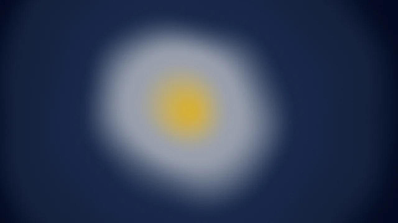 Navy and Gold Aura Gradient desktop wallpaper in 4K