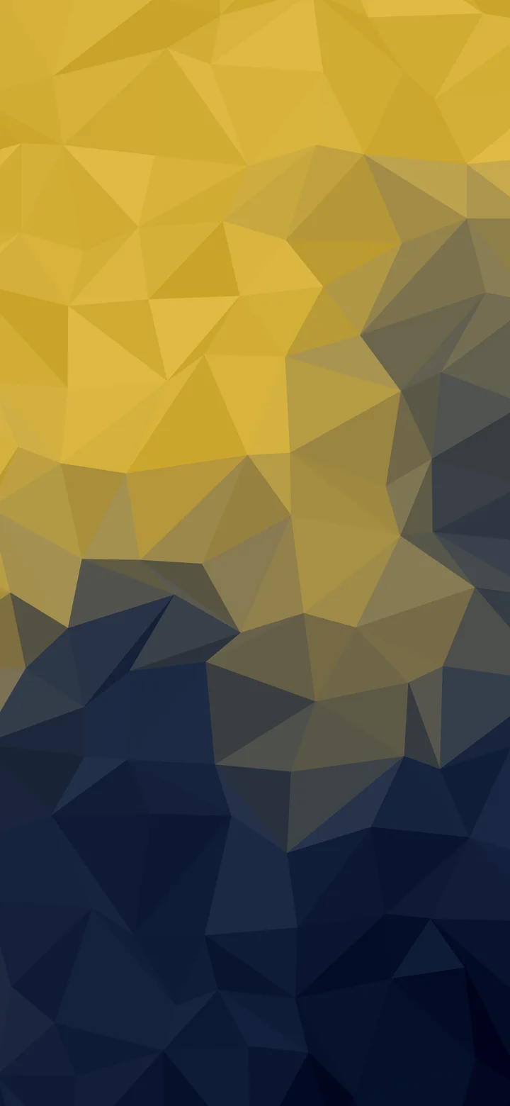 Navy and Gold Low Poly wallpaper for iPhone and Android