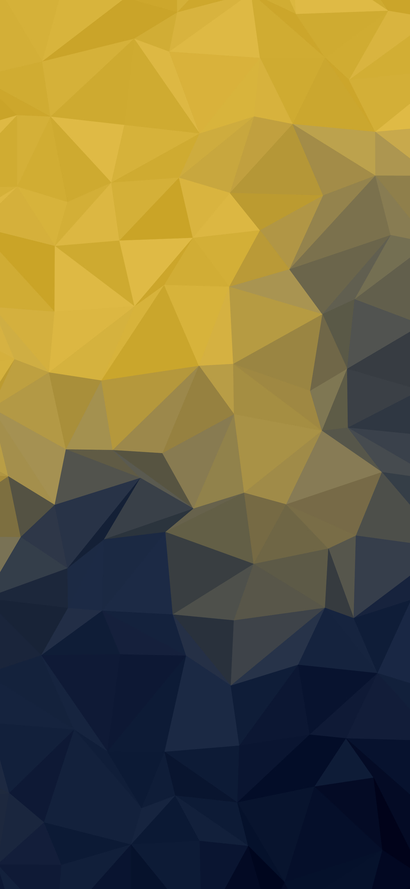 Navy and Gold Low Poly wallpaper for iPhone and Android