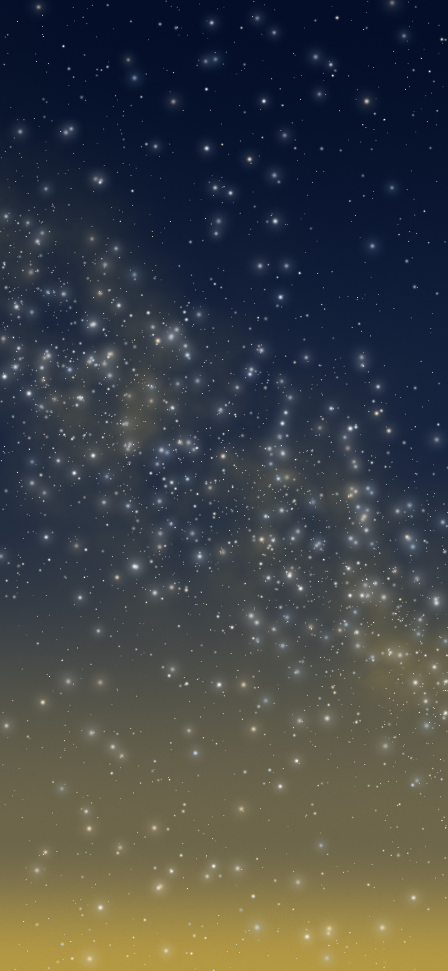 Navy and Gold Milky Way Galaxy wallpaper for iPhone and Android