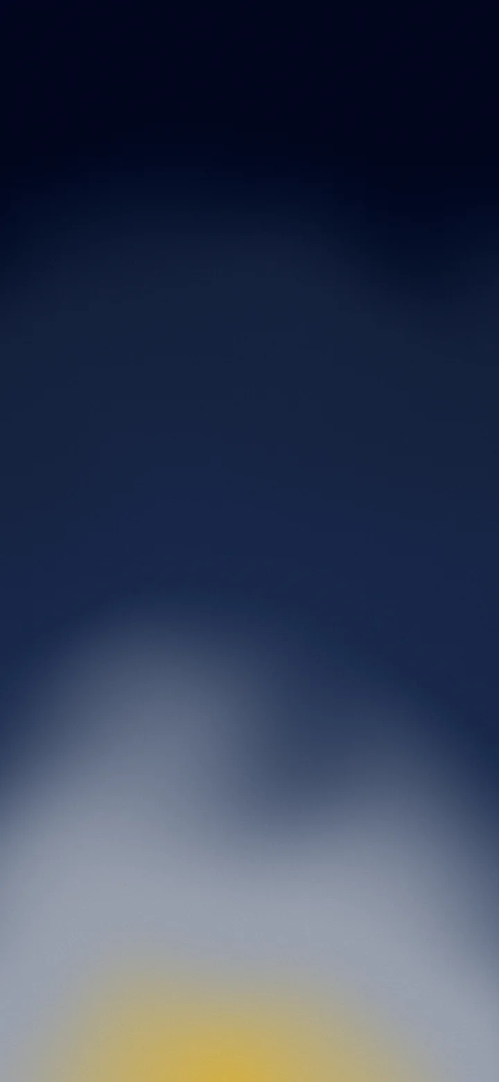 Navy and Gold Sunrise Aura Gradient wallpaper for iPhone and Android