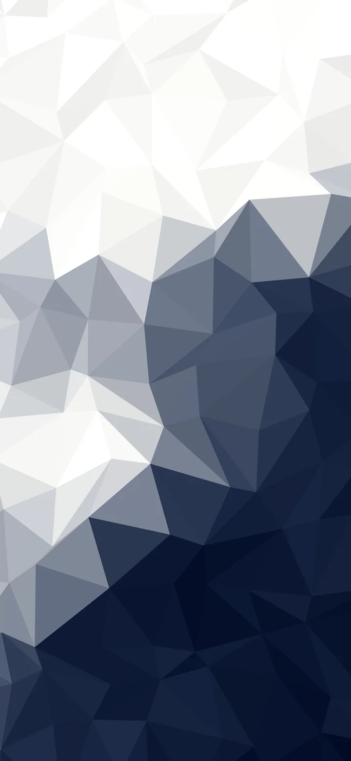 Navy and White Low Poly wallpaper for iPhone and Android