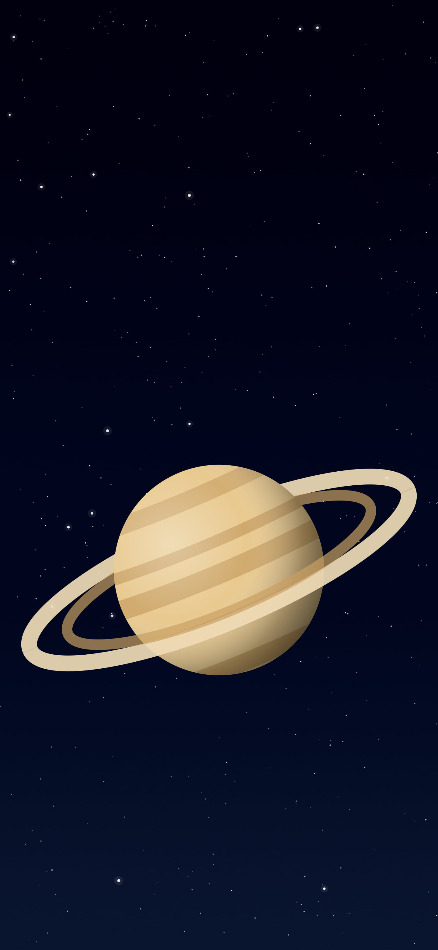 Navy Ringed Planet wallpaper for iPhone and Android