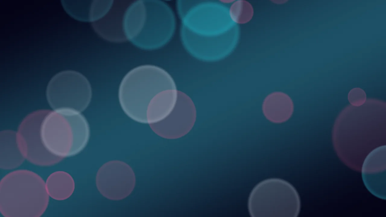 Neon Cyber Bokeh Lights desktop wallpaper in 4K