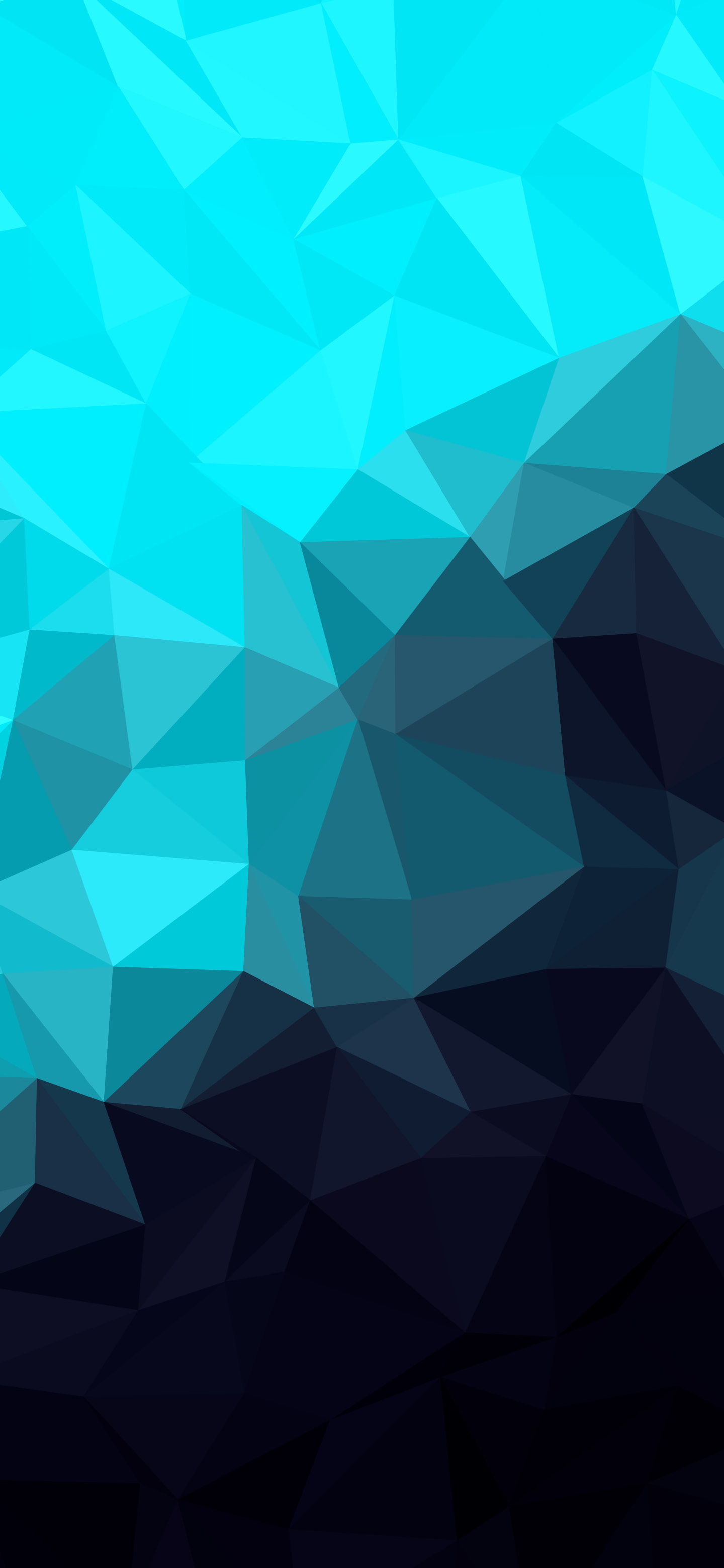 Neon Cyber Low Poly wallpaper for iPhone and Android