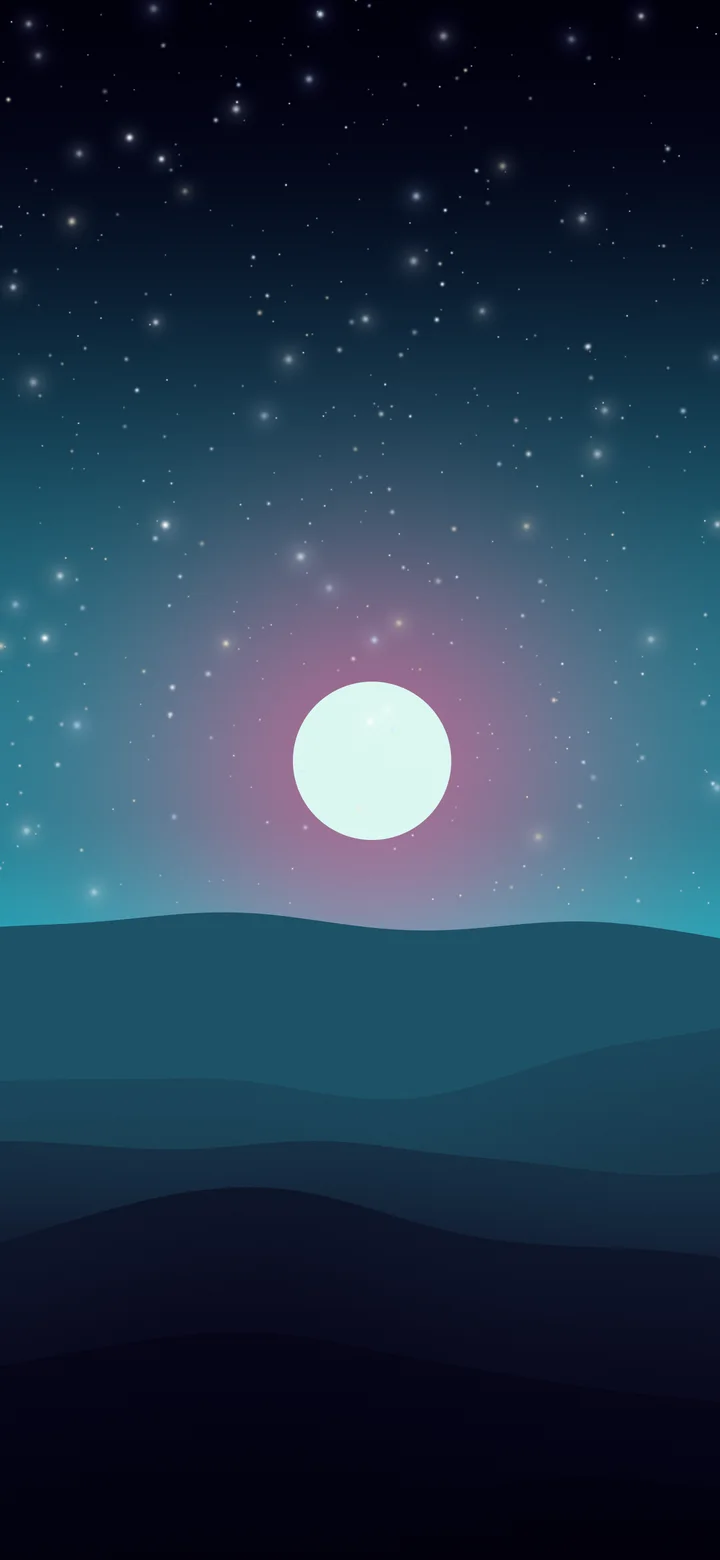 Neon Cyber Minimalist Desert Dunes wallpaper for iPhone and Android