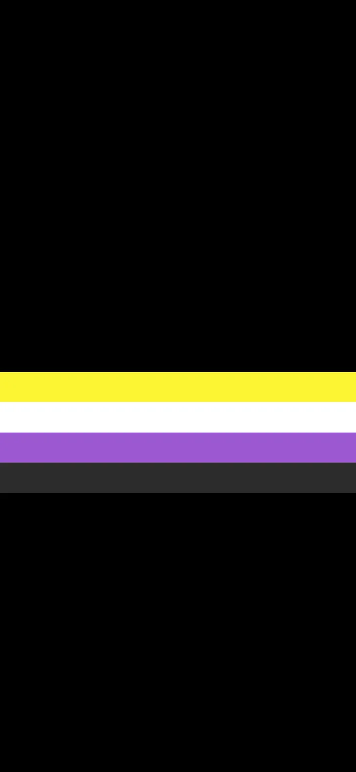 Nonbinary Subtle Pride Stripe wallpaper for iPhone and Android