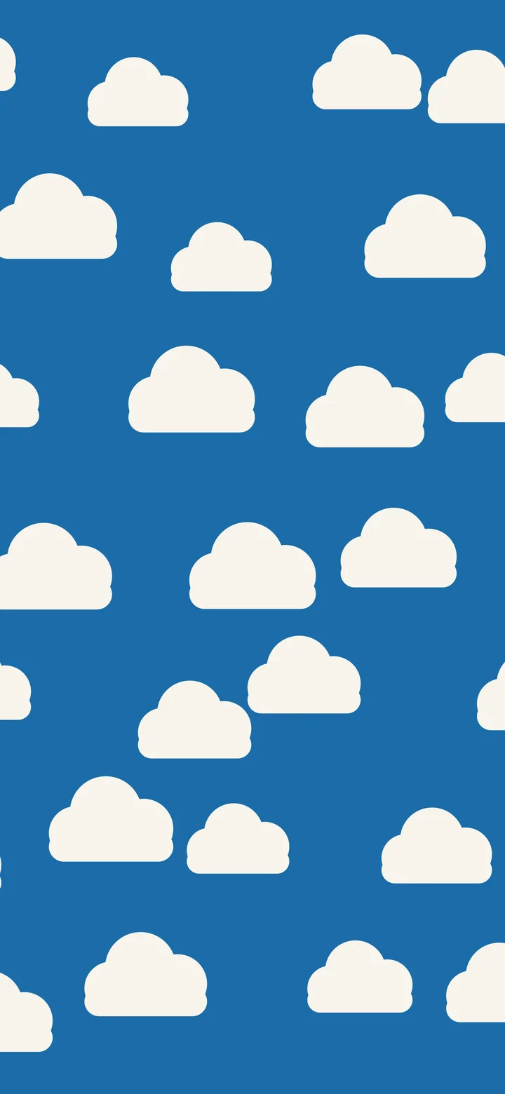 Ocean Blue Cloud Pattern wallpaper for iPhone and Android