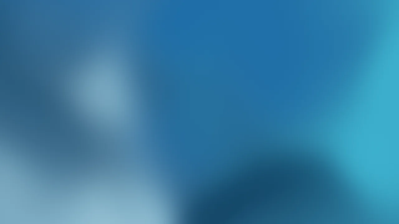 Ocean Blue Mesh Gradient desktop wallpaper in 4K