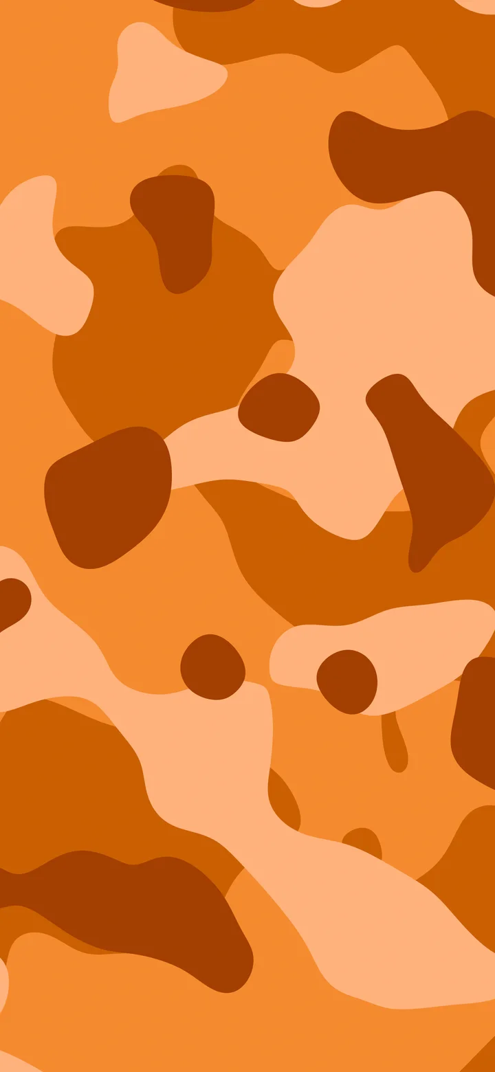 Orange Camo wallpaper for iPhone and Android