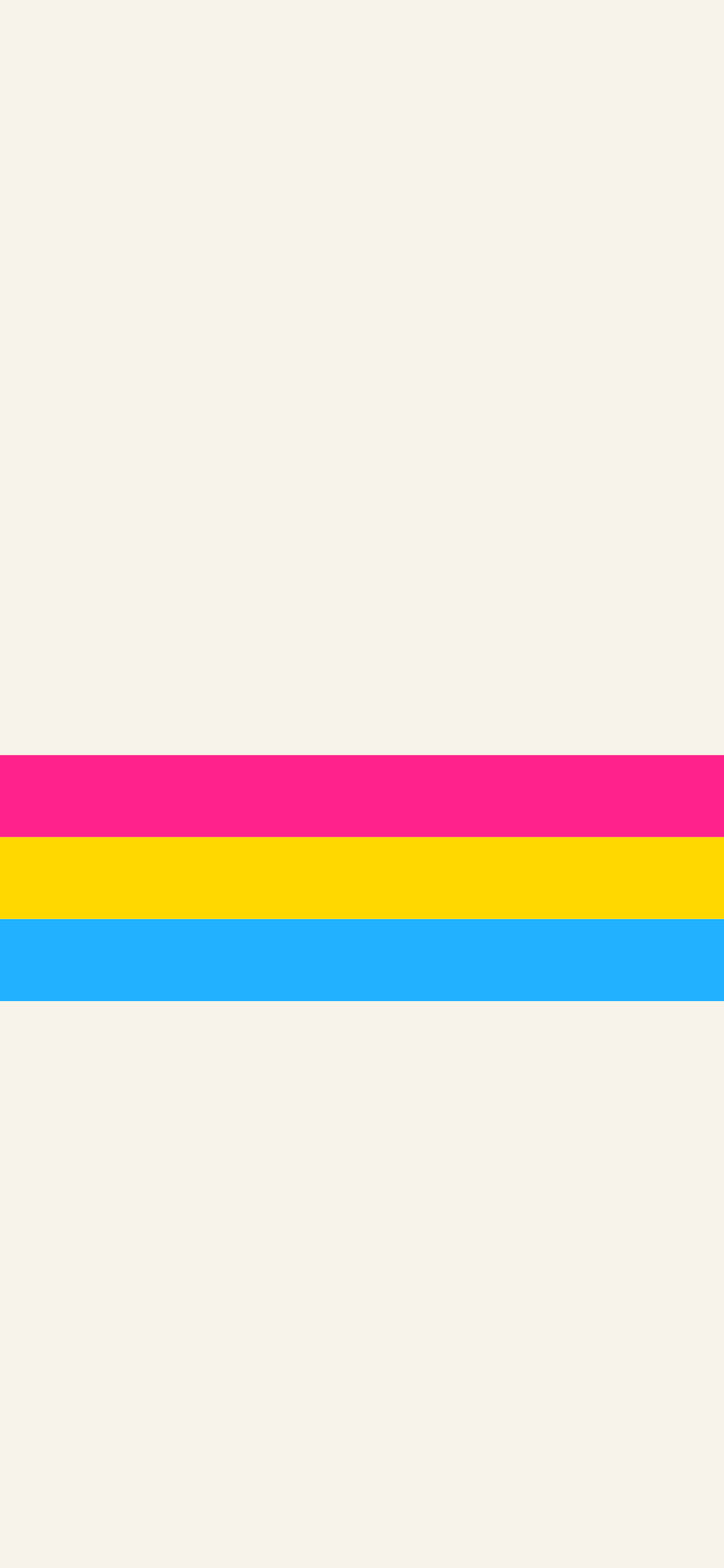 Pansexual Minimalist Pride Stripe wallpaper for iPhone and Android