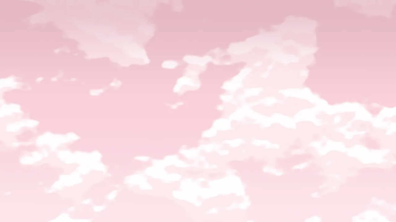 Pastel Pink Cloudy Sky desktop wallpaper in 4K