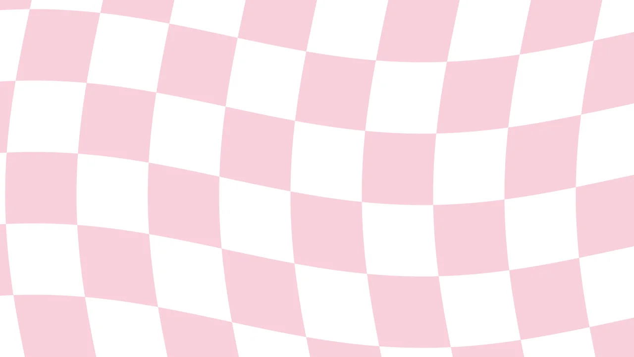 Pastel Pink Wavy Checkered desktop wallpaper in 4K