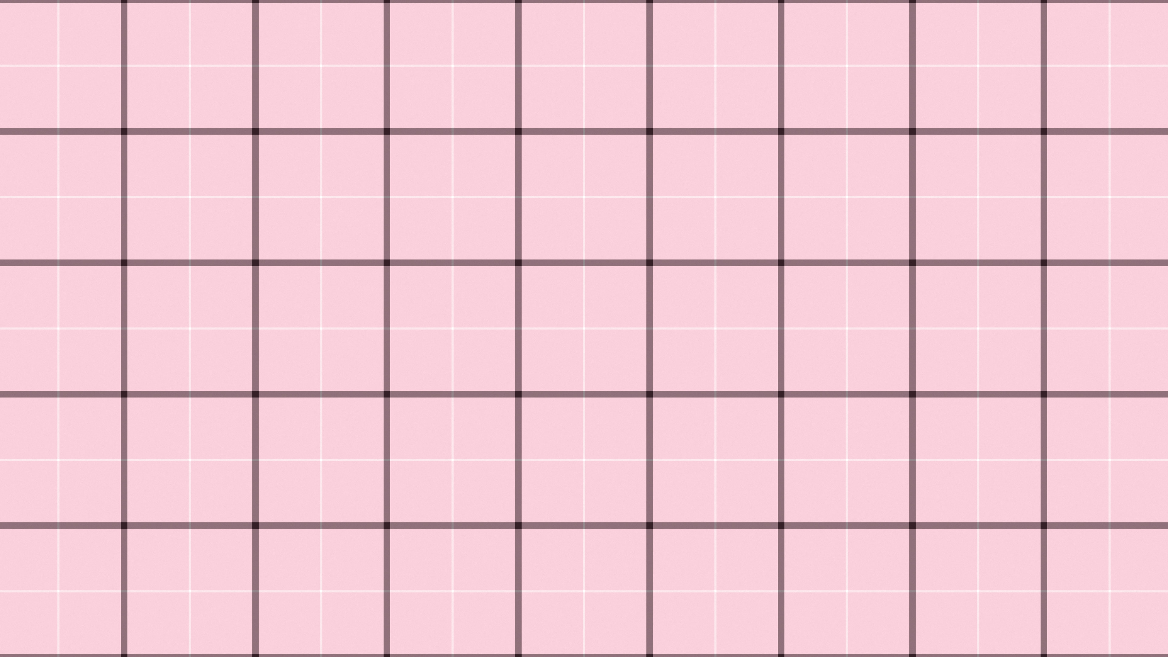Pastel Pink Windowpane Plaid desktop wallpaper in 4K