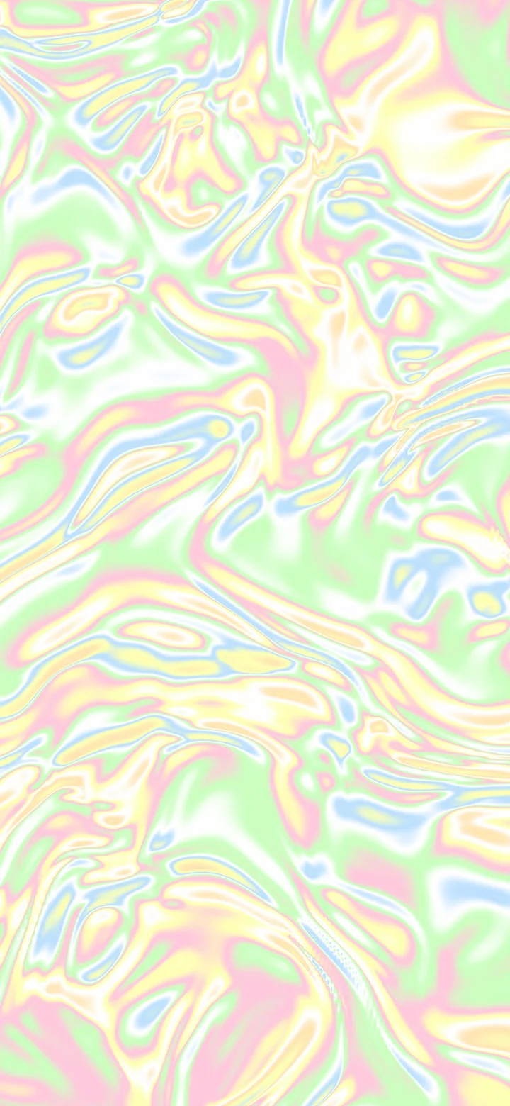 Pastel Rainbow Holographic Foil wallpaper for iPhone and Android