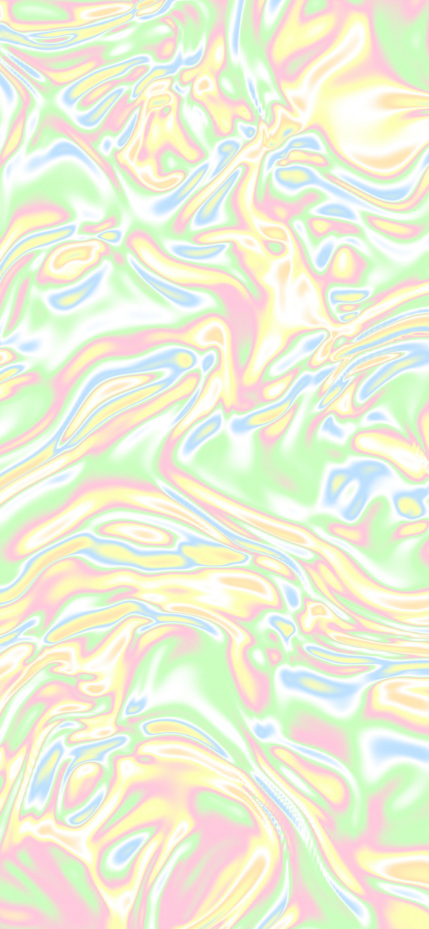 Pastel Rainbow Holographic Foil wallpaper for iPhone and Android