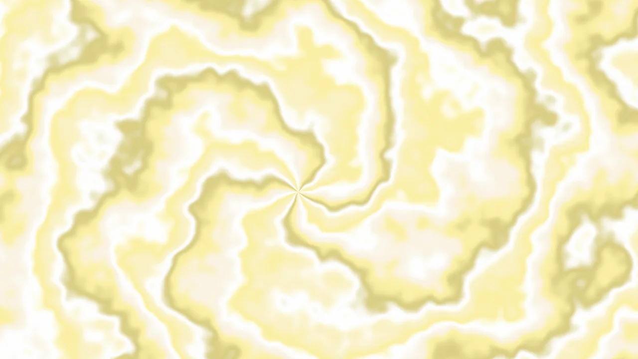 Pastel Yellow and Cream Spiral Tie Dye desktop wallpaper in 4K