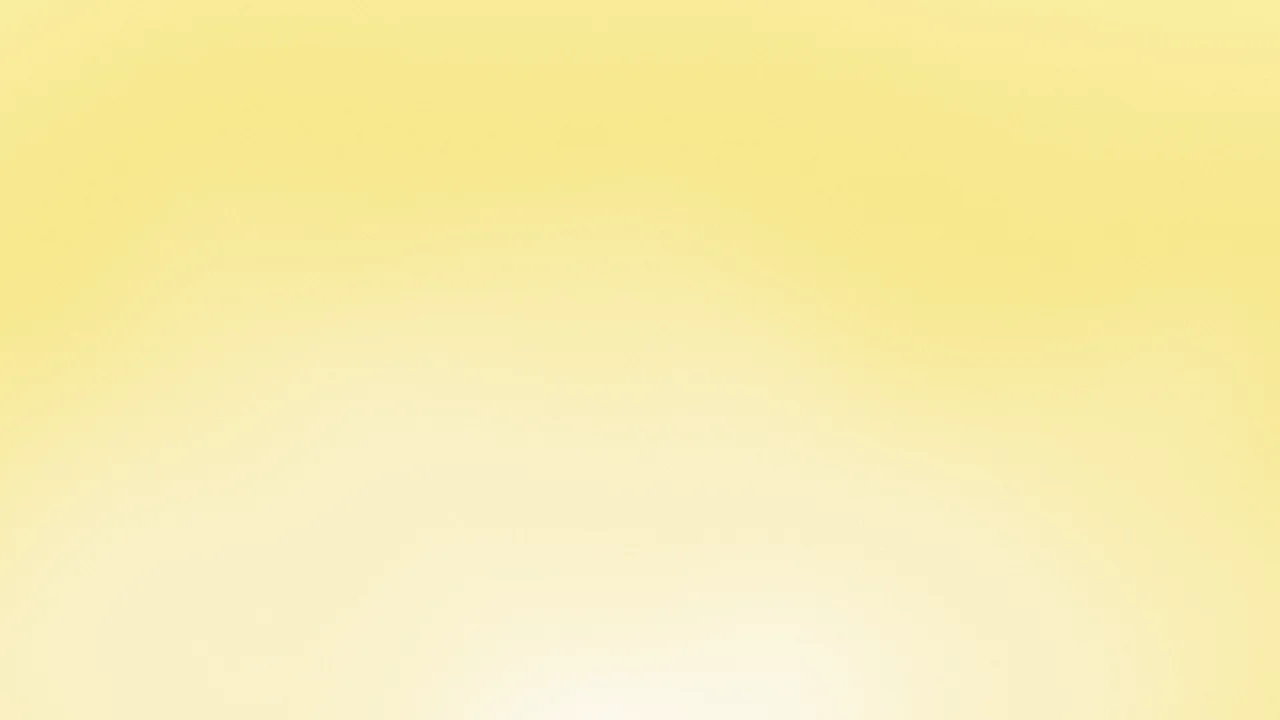 Pastel Yellow and Cream Sunrise Aura Gradient desktop wallpaper in 4K