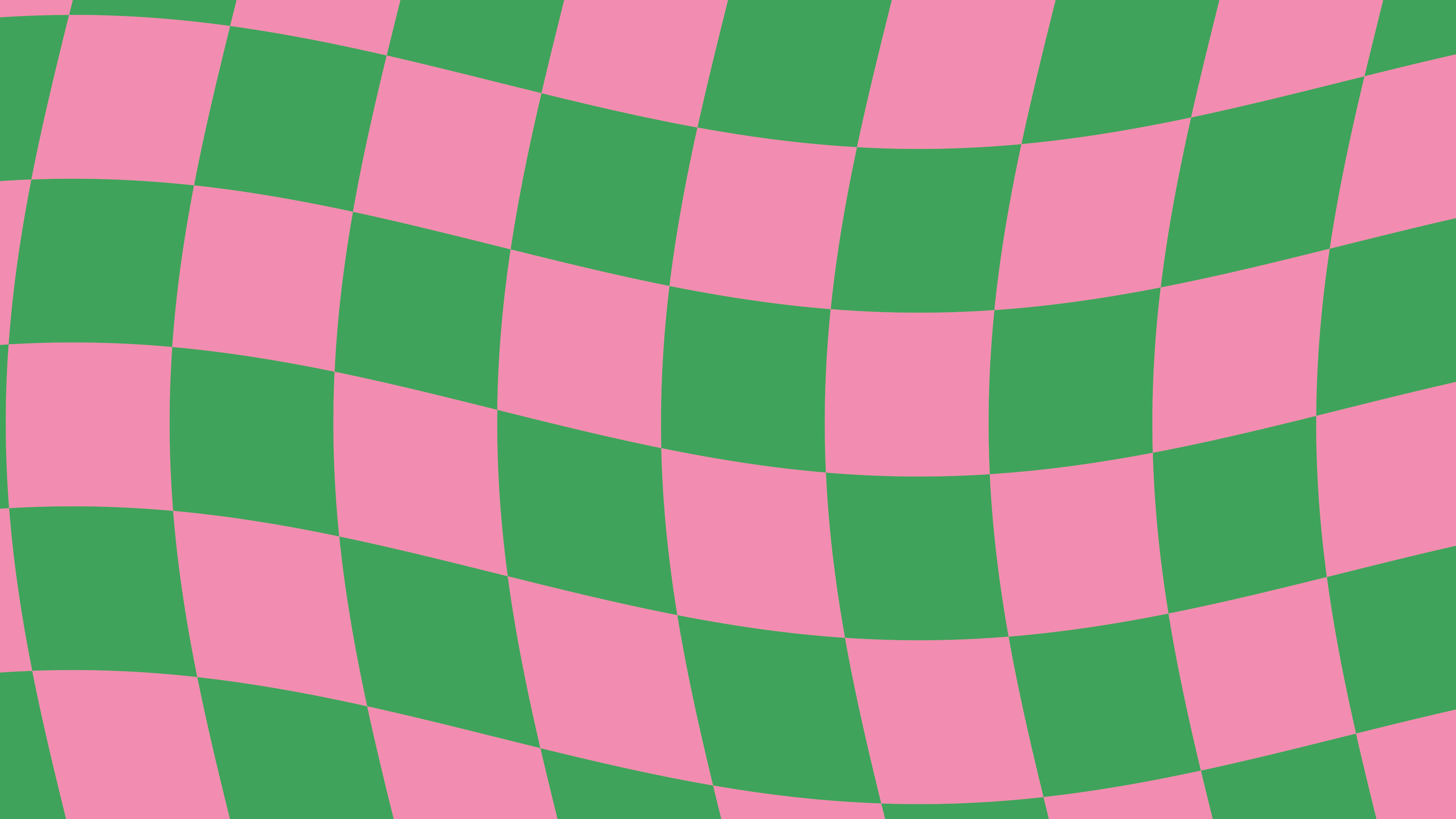 Pink and Green Wavy Checkered desktop wallpaper in 4K
