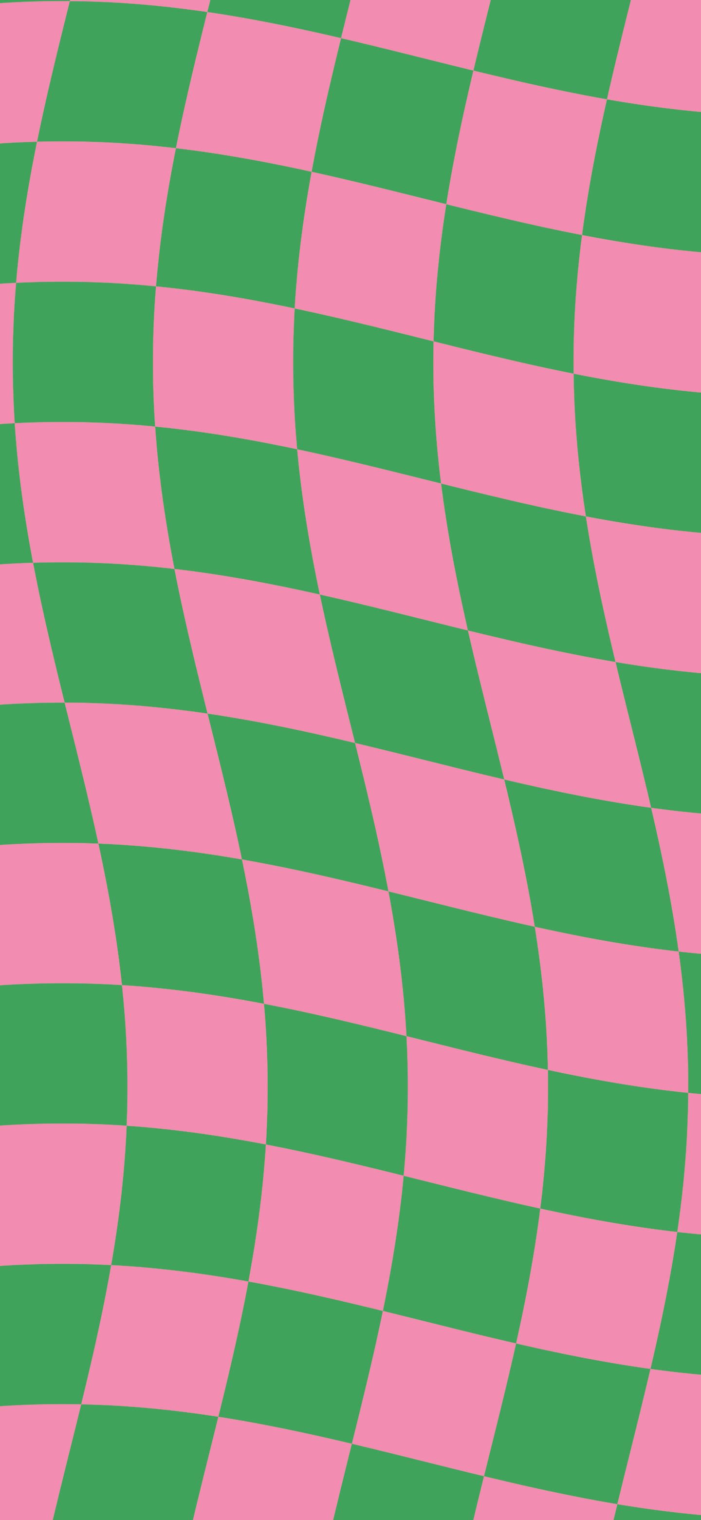Pink and Green Wavy Checkered wallpaper for iPhone and Android
