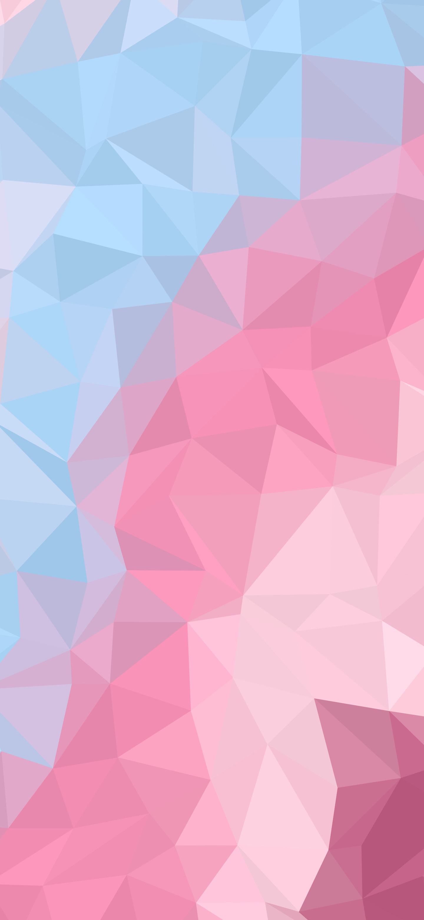 Pink and Light Blue Low Poly wallpaper for iPhone and Android