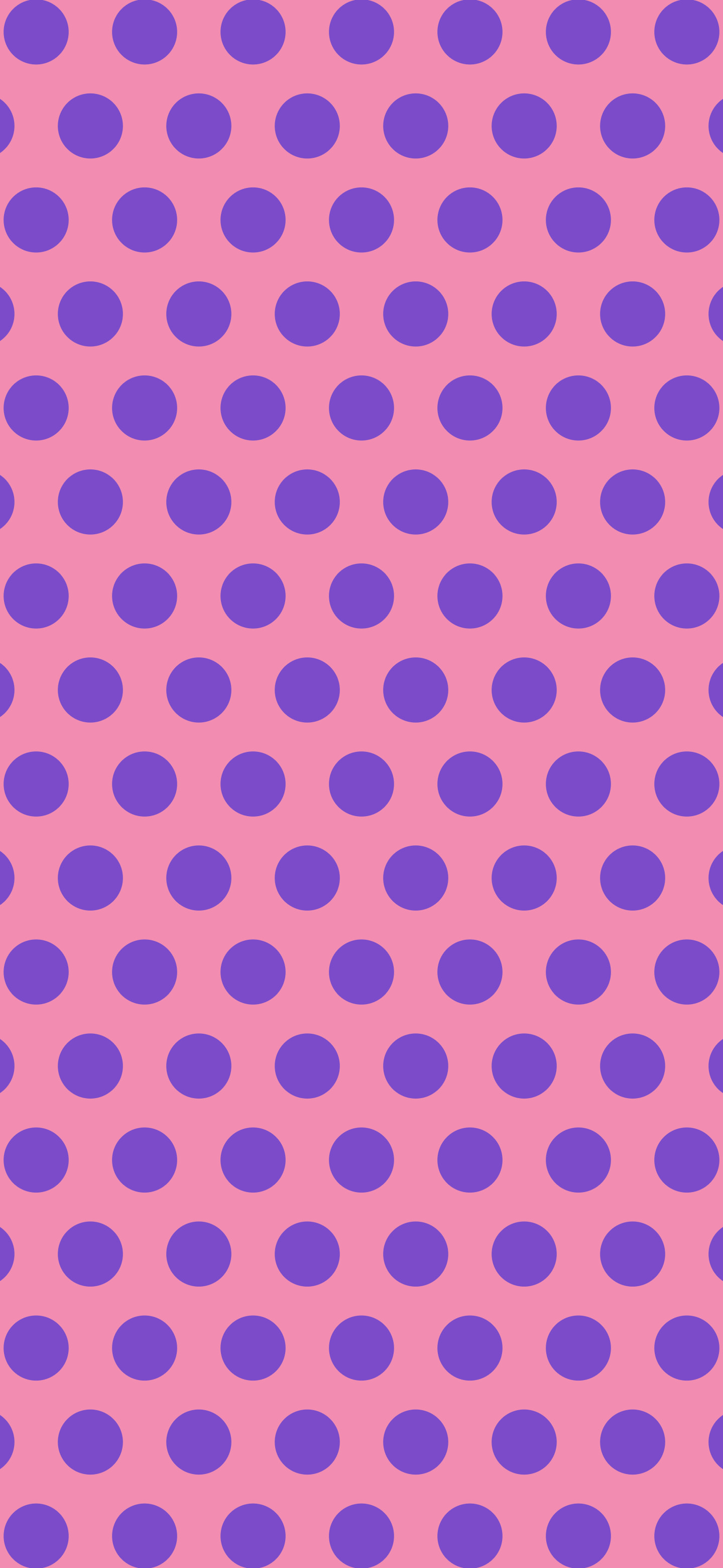 Pink and Purple Polka Dot wallpaper for iPhone and Android