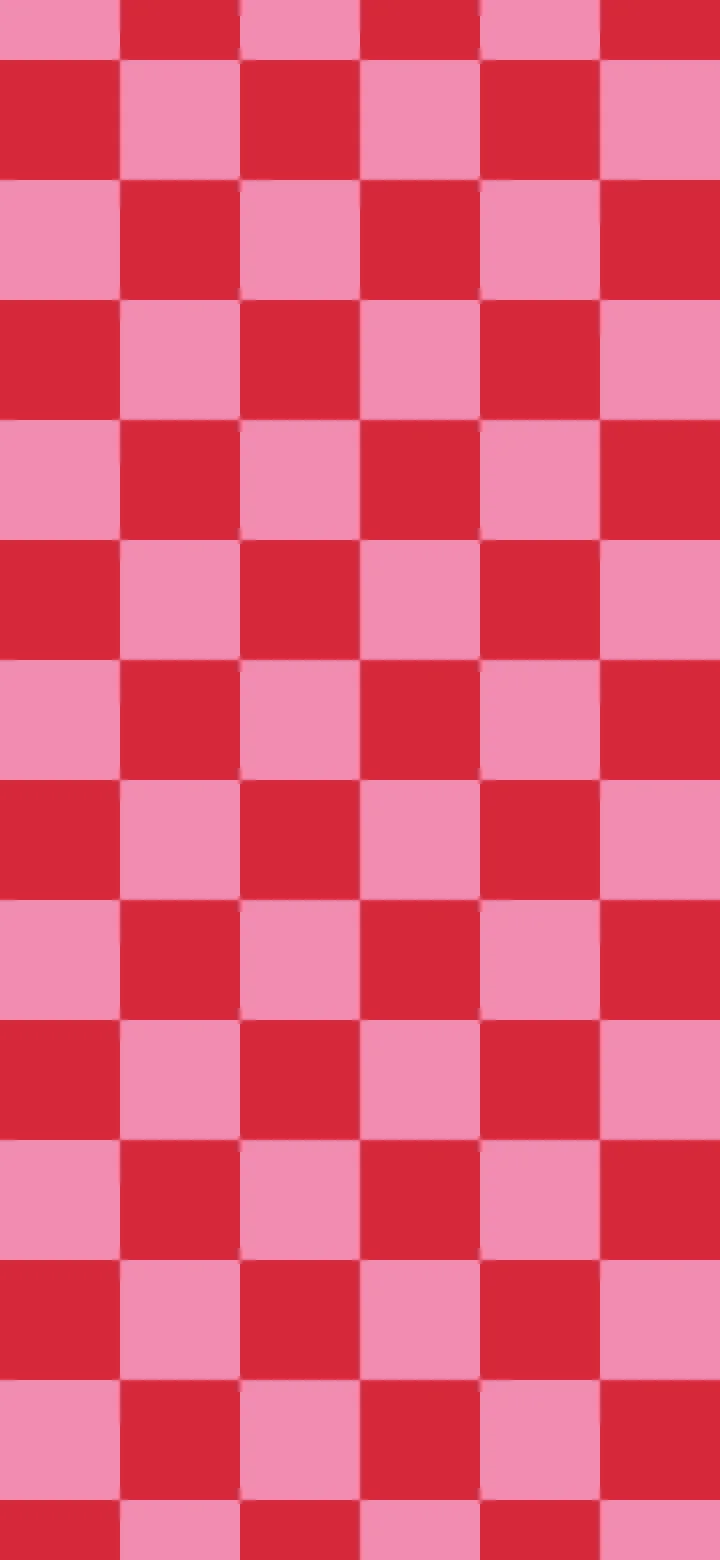 Pink and Red Checkered wallpaper for iPhone and Android