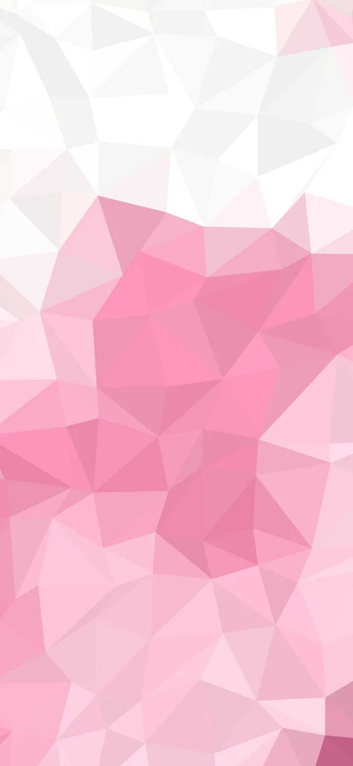Pink and White Low Poly wallpaper for iPhone and Android