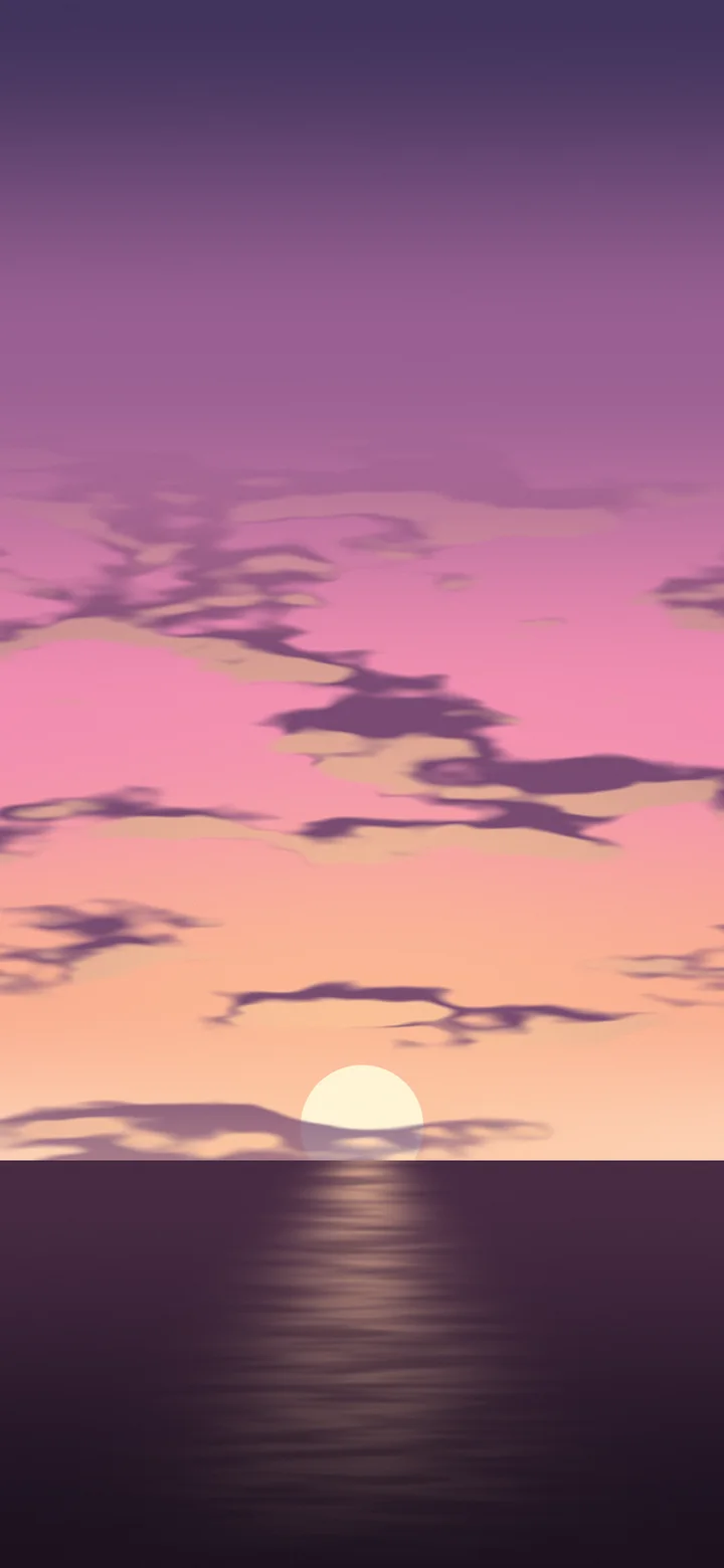 Pink Sunset Sky wallpaper for iPhone and Android