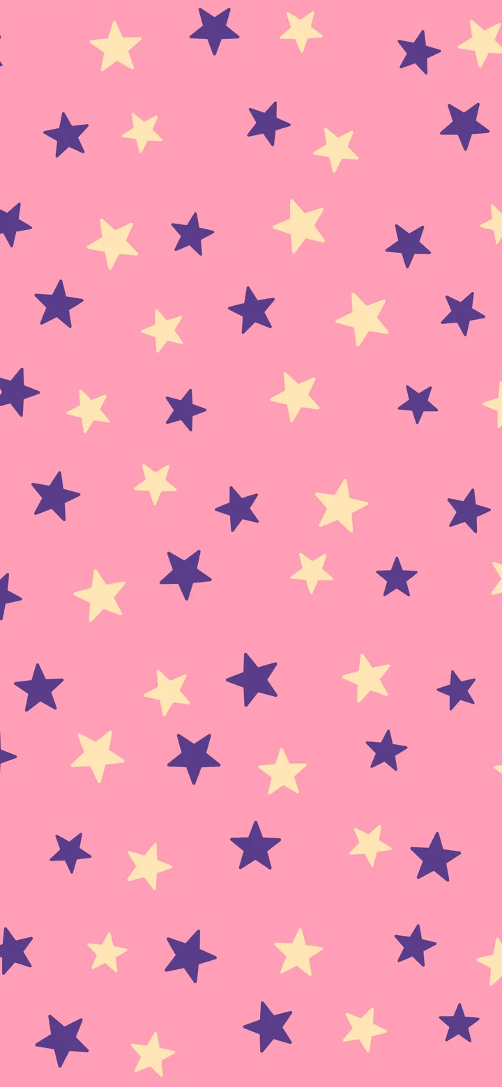 Pink Sunset Star Pattern wallpaper for iPhone and Android