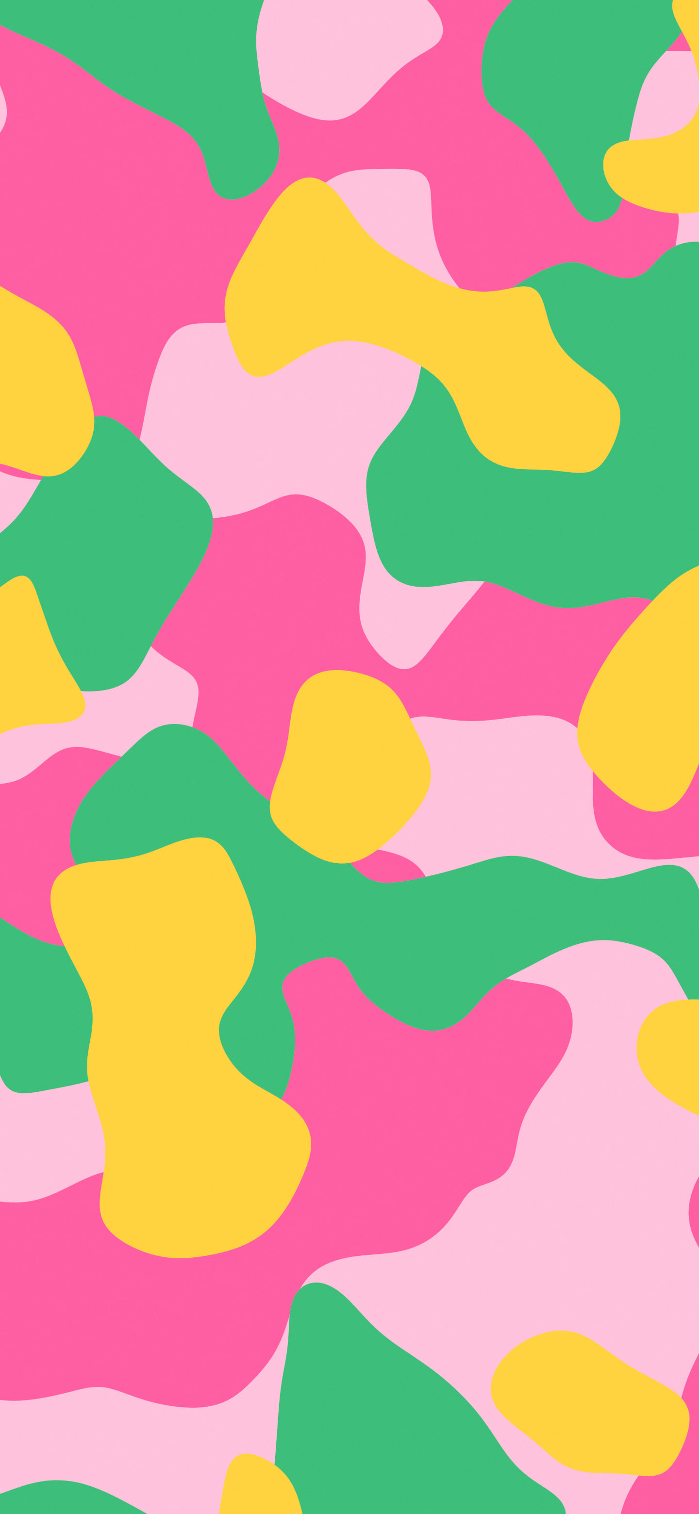 Preppy Pink and Green Camo wallpaper for iPhone and Android