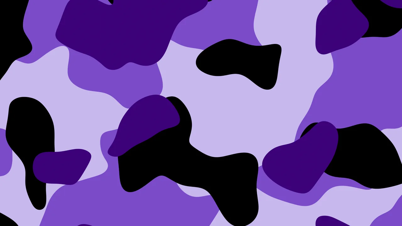 Purple and Black Camo desktop wallpaper in 4K