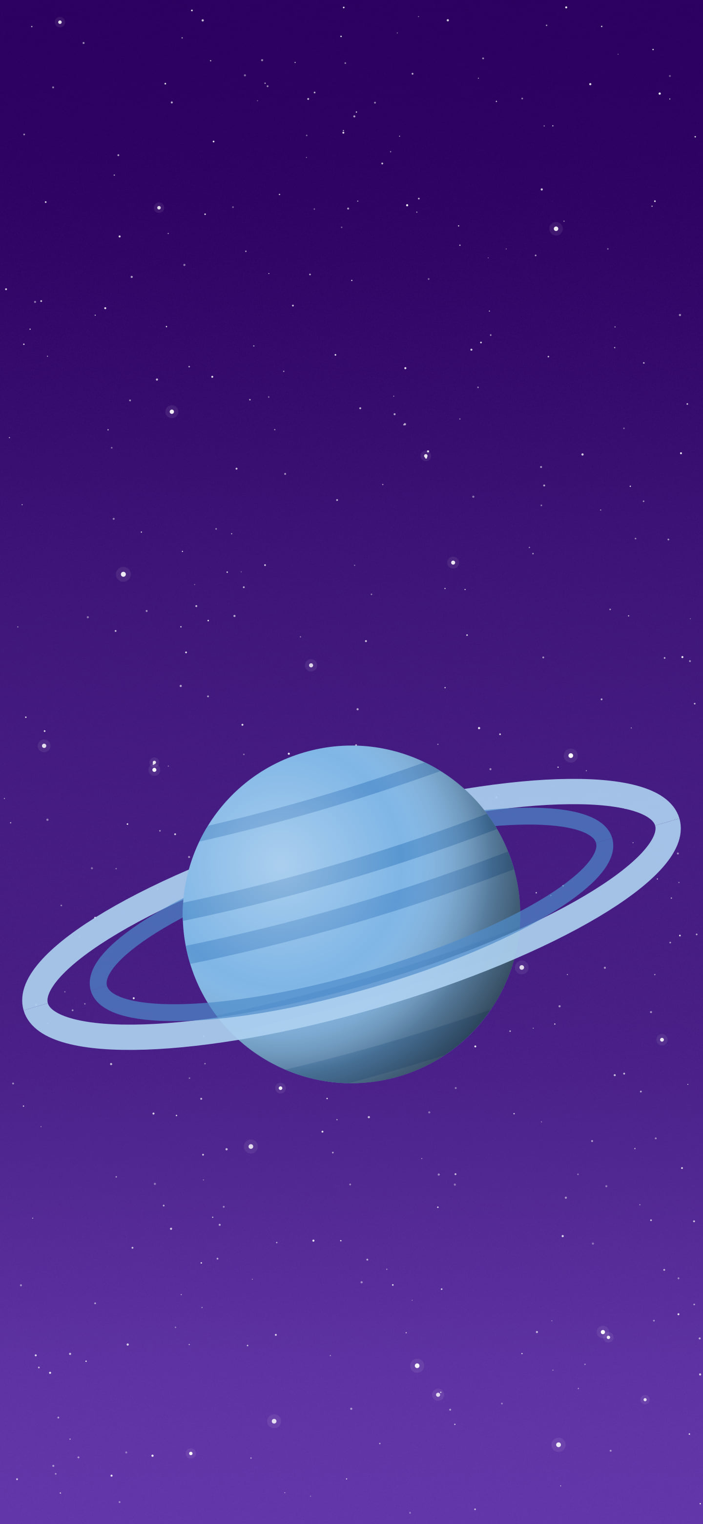 Purple Ringed Planet wallpaper for iPhone and Android
