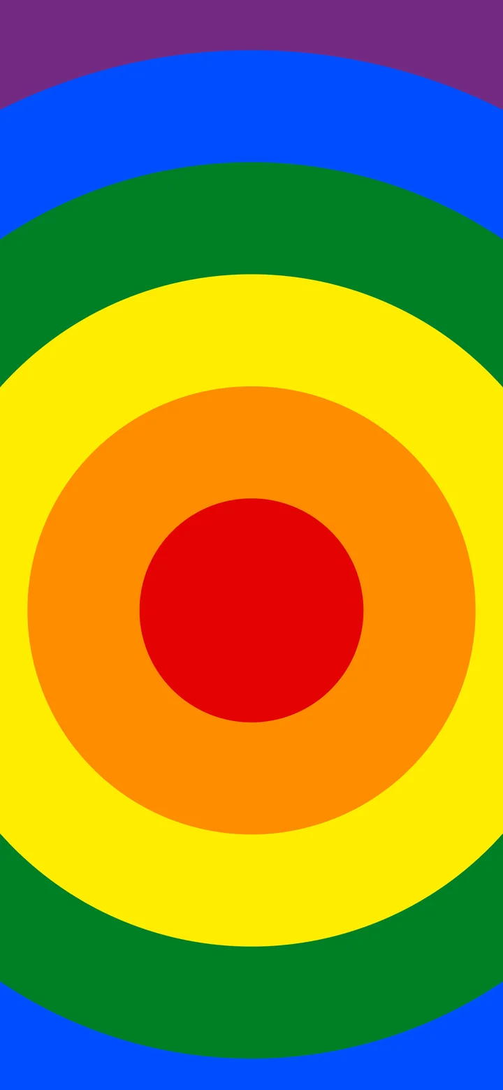 Rainbow Pride Rings wallpaper for iPhone and Android