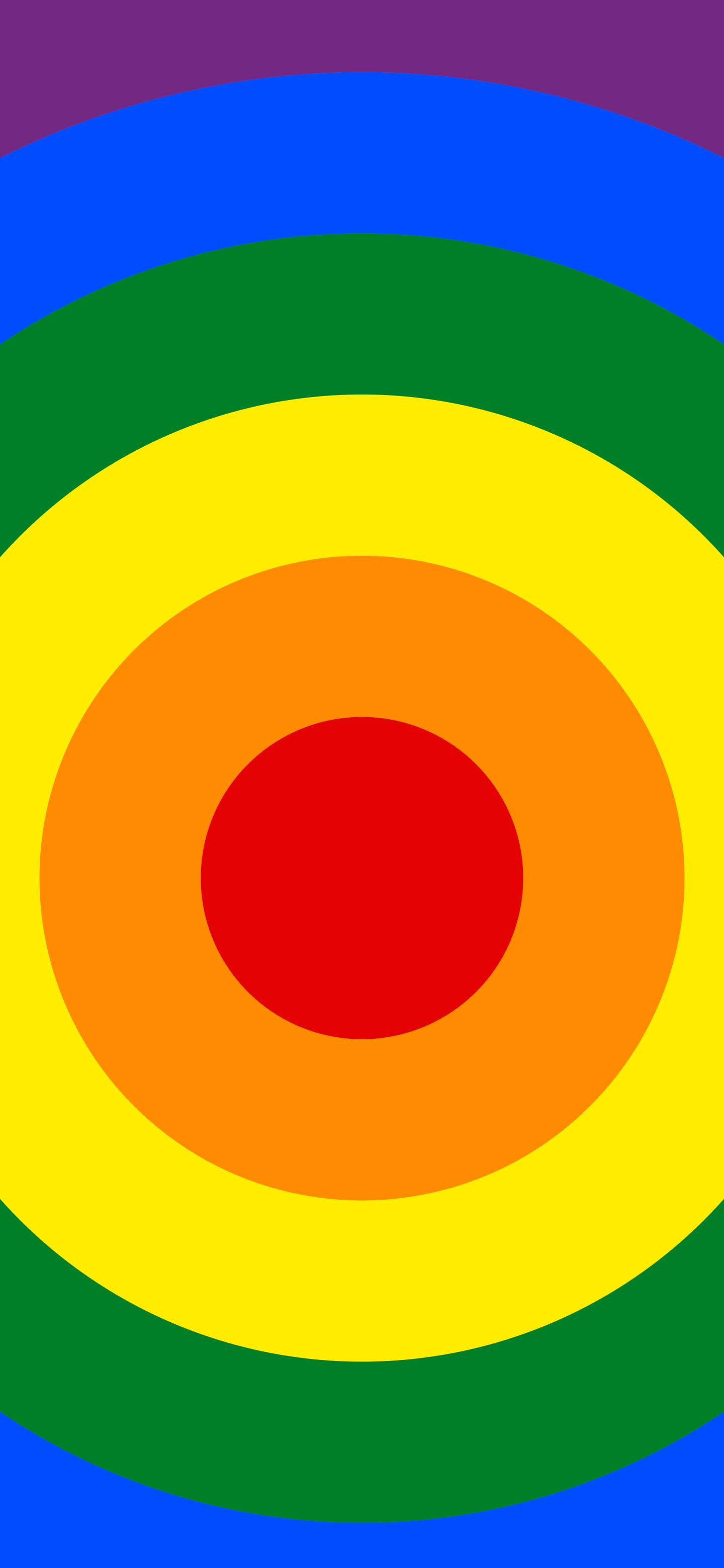 Rainbow Pride Rings wallpaper for iPhone and Android