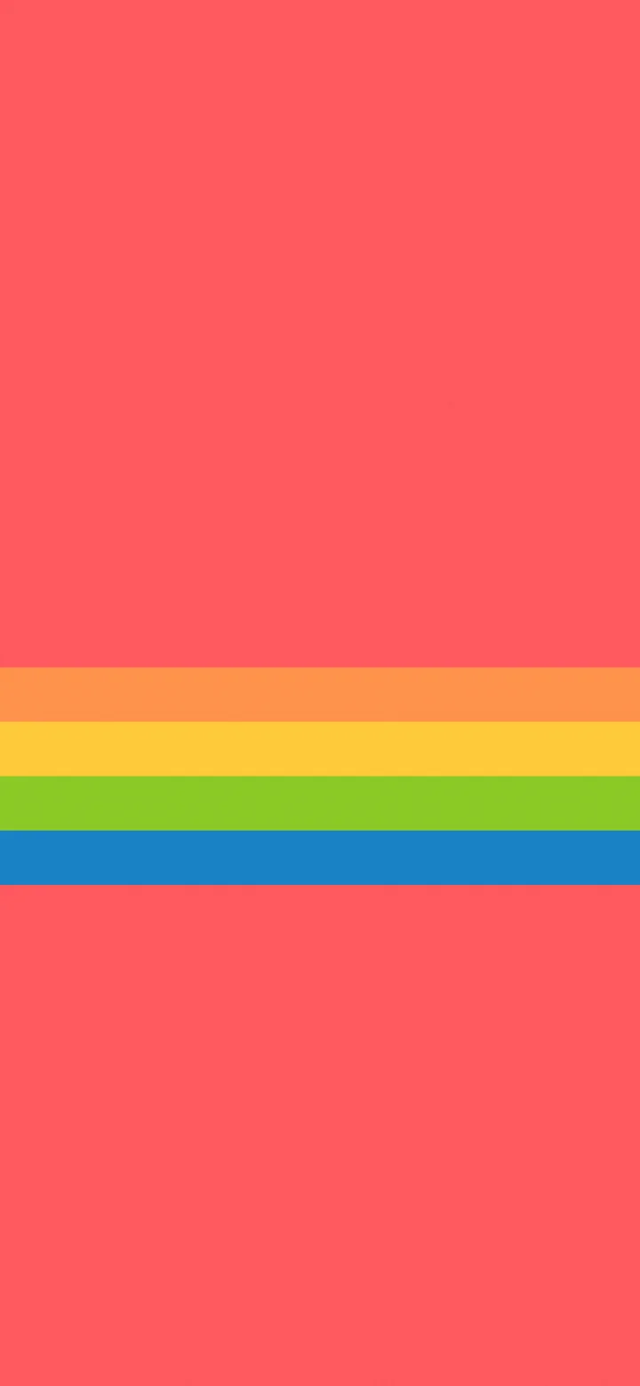 Rainbow Retro Stripe wallpaper for iPhone and Android