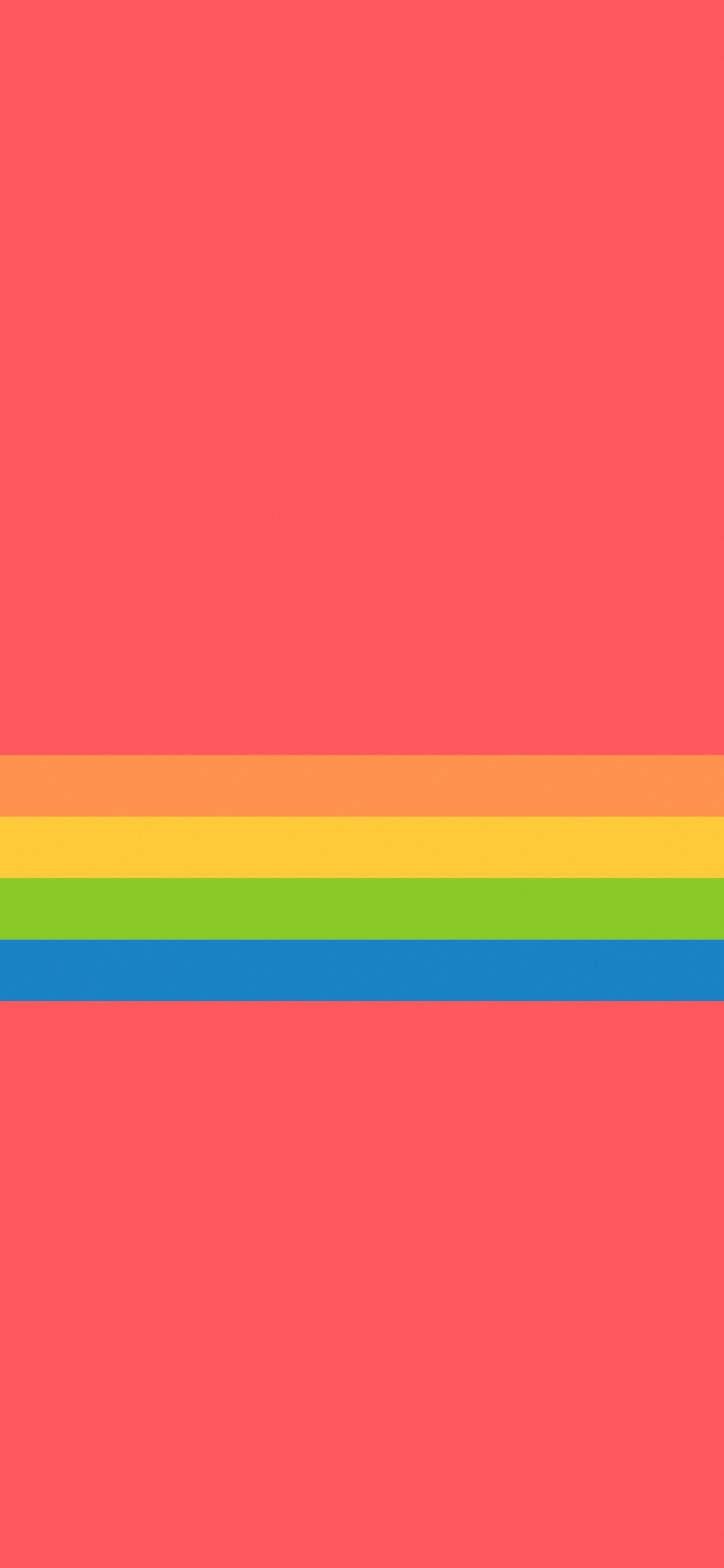 Rainbow Retro Stripe wallpaper for iPhone and Android