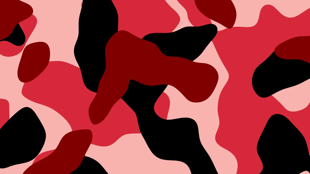Red and Black Camo desktop wallpaper in 4K