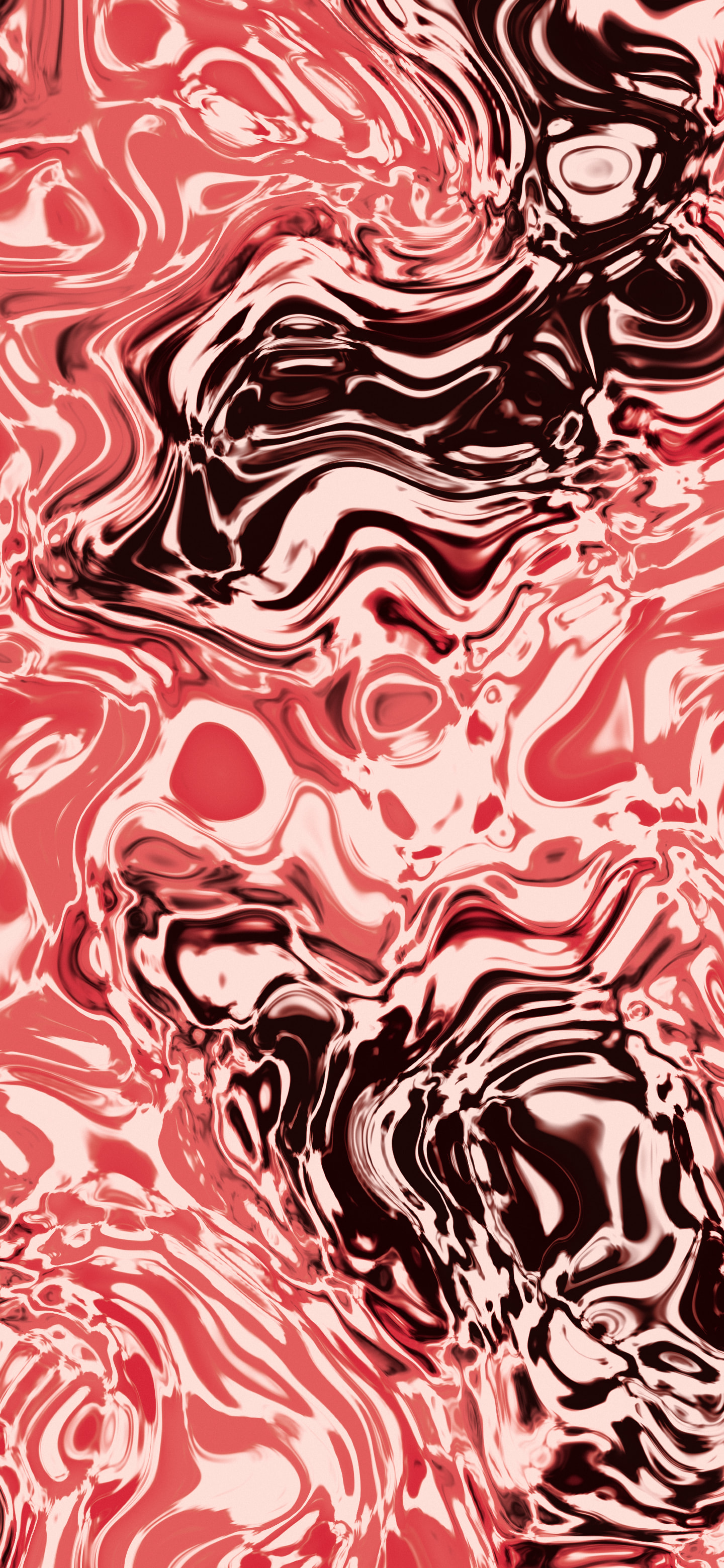 Red and Black Liquid Marble wallpaper for iPhone and Android