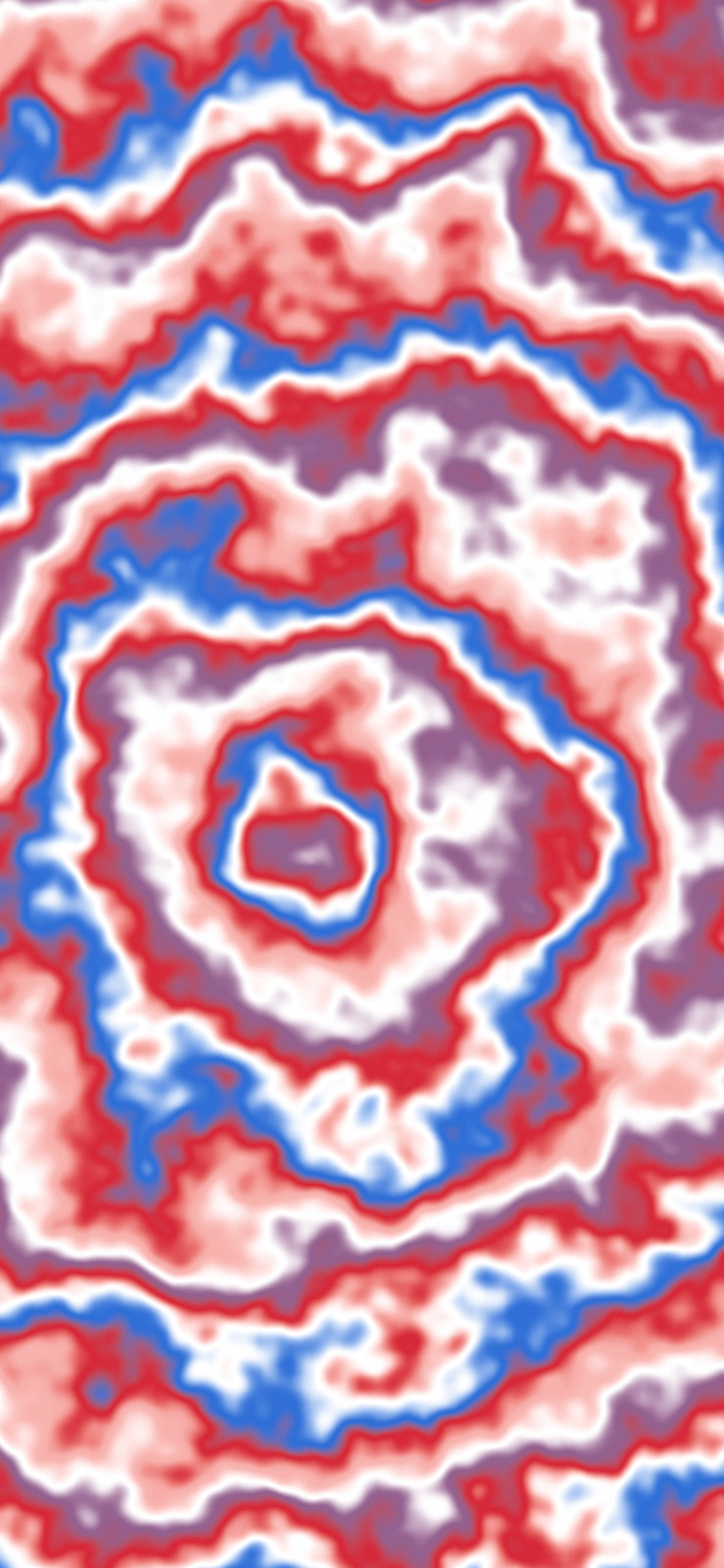 Red and Blue Bullseye Tie Dye wallpaper for iPhone and Android