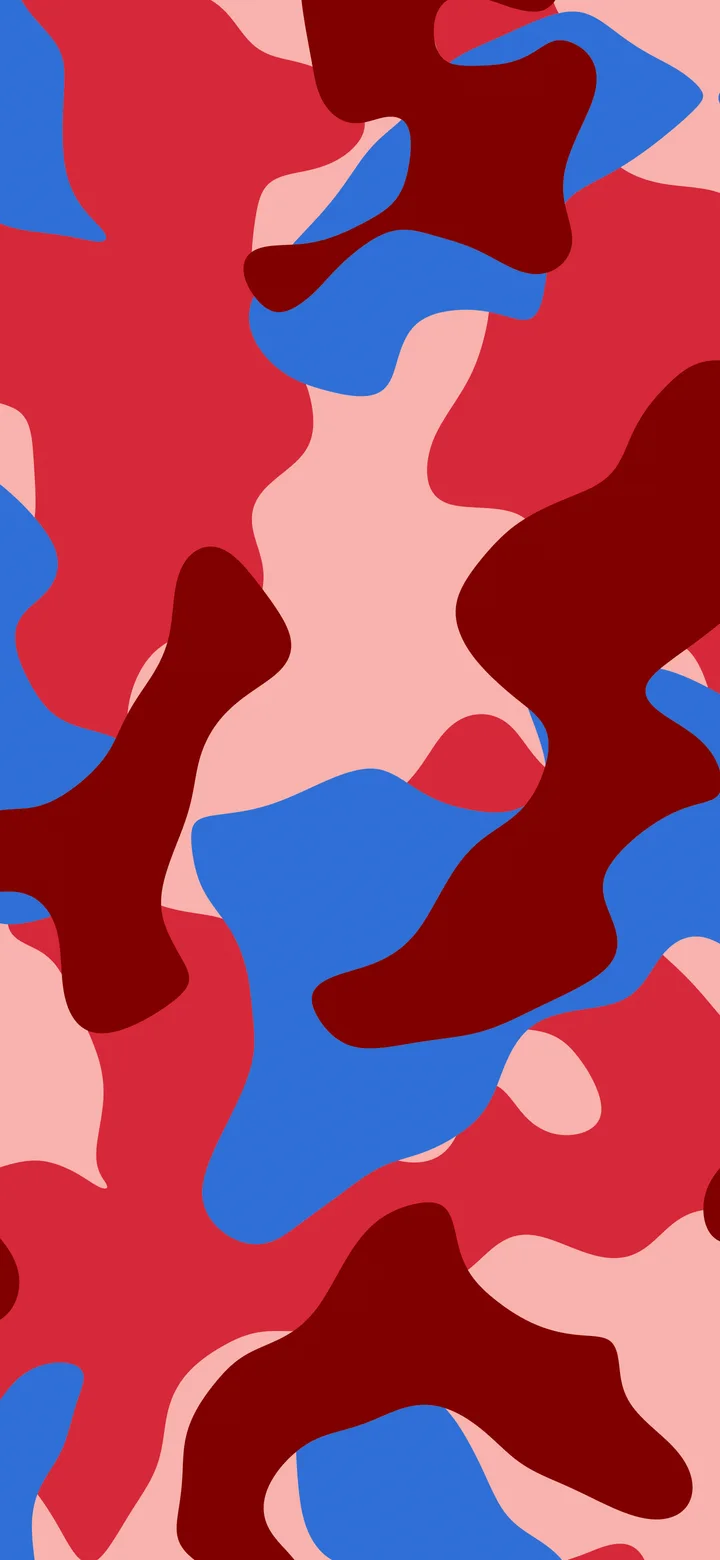 Red and Blue Camo wallpaper for iPhone and Android