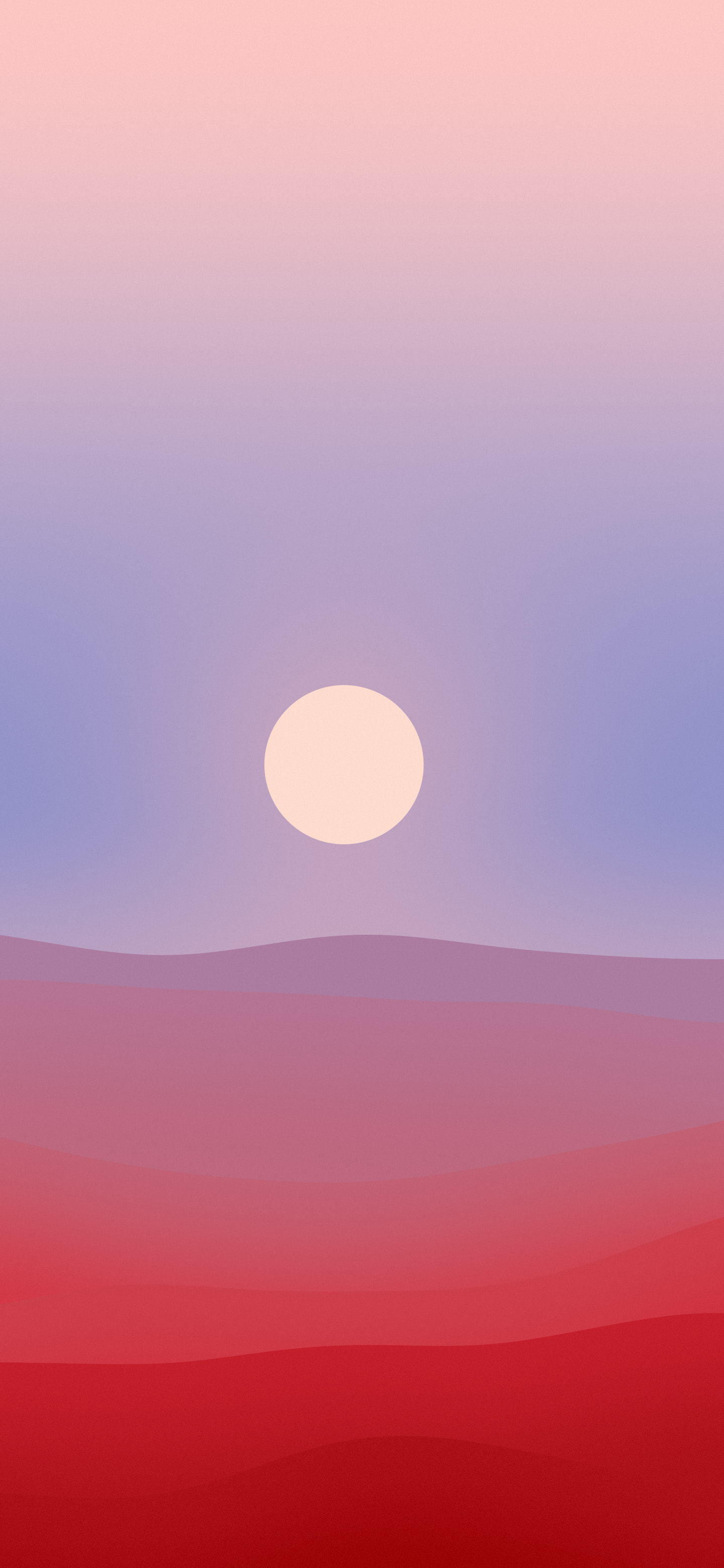 Red and Blue Minimalist Desert Dunes wallpaper for iPhone and Android