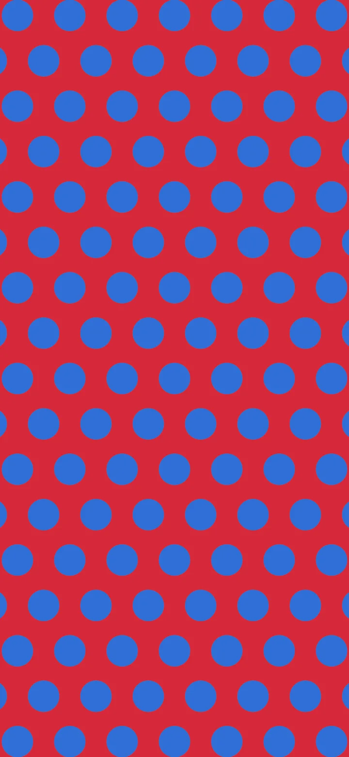 Red and Blue Polka Dot wallpaper for iPhone and Android