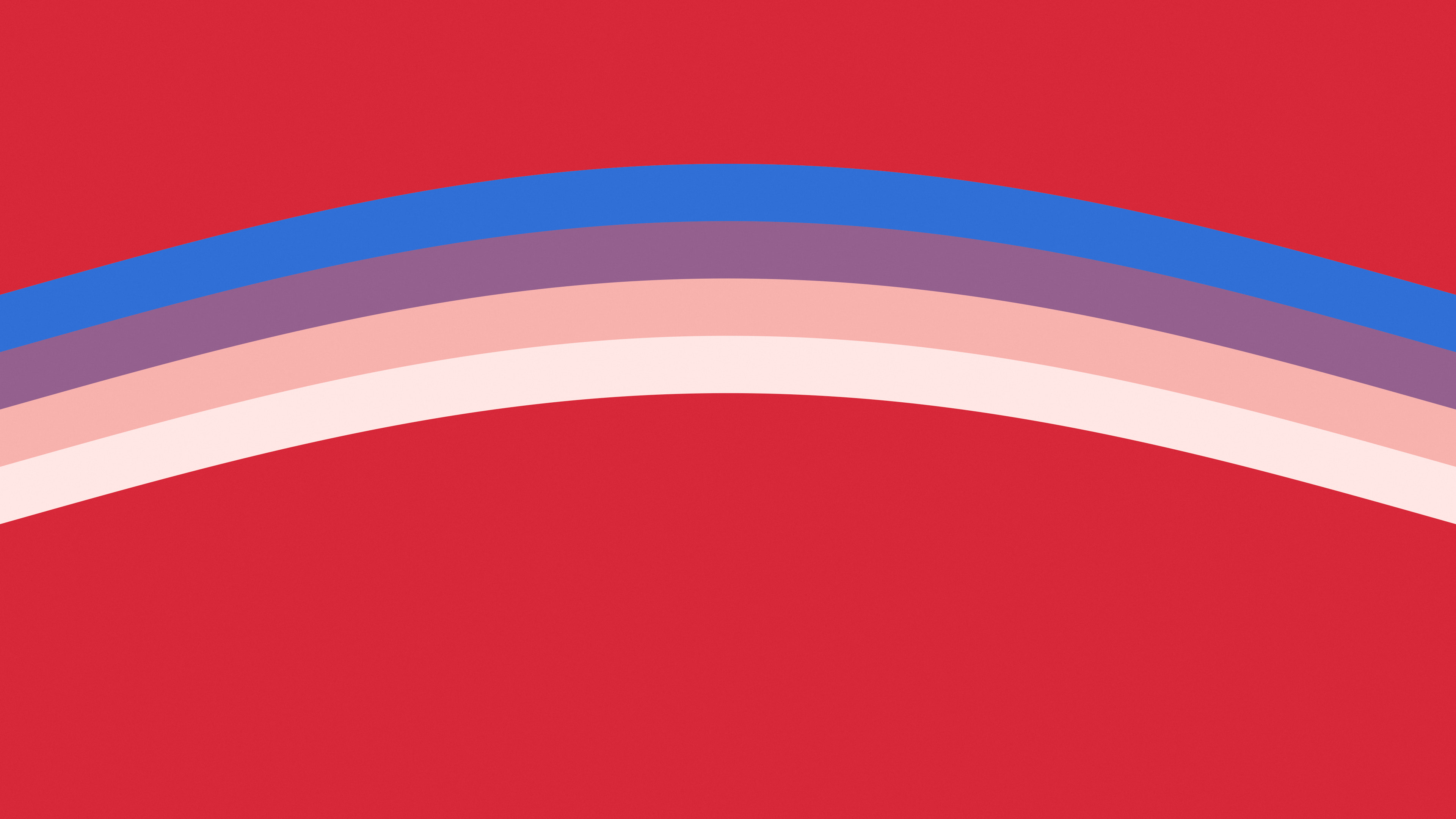 Red and Blue Retro Stripe desktop wallpaper in 4K