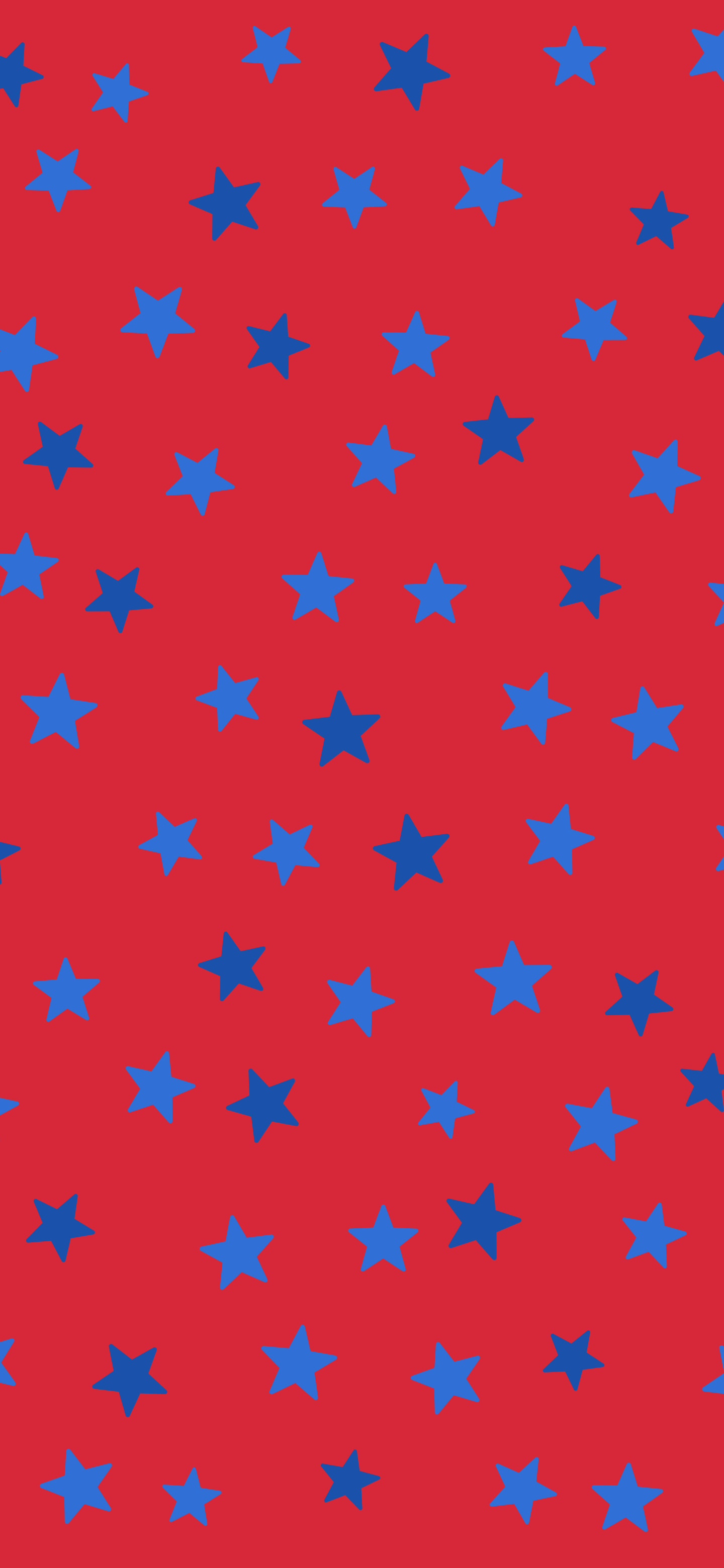 Red and Blue Star Pattern wallpaper for iPhone and Android