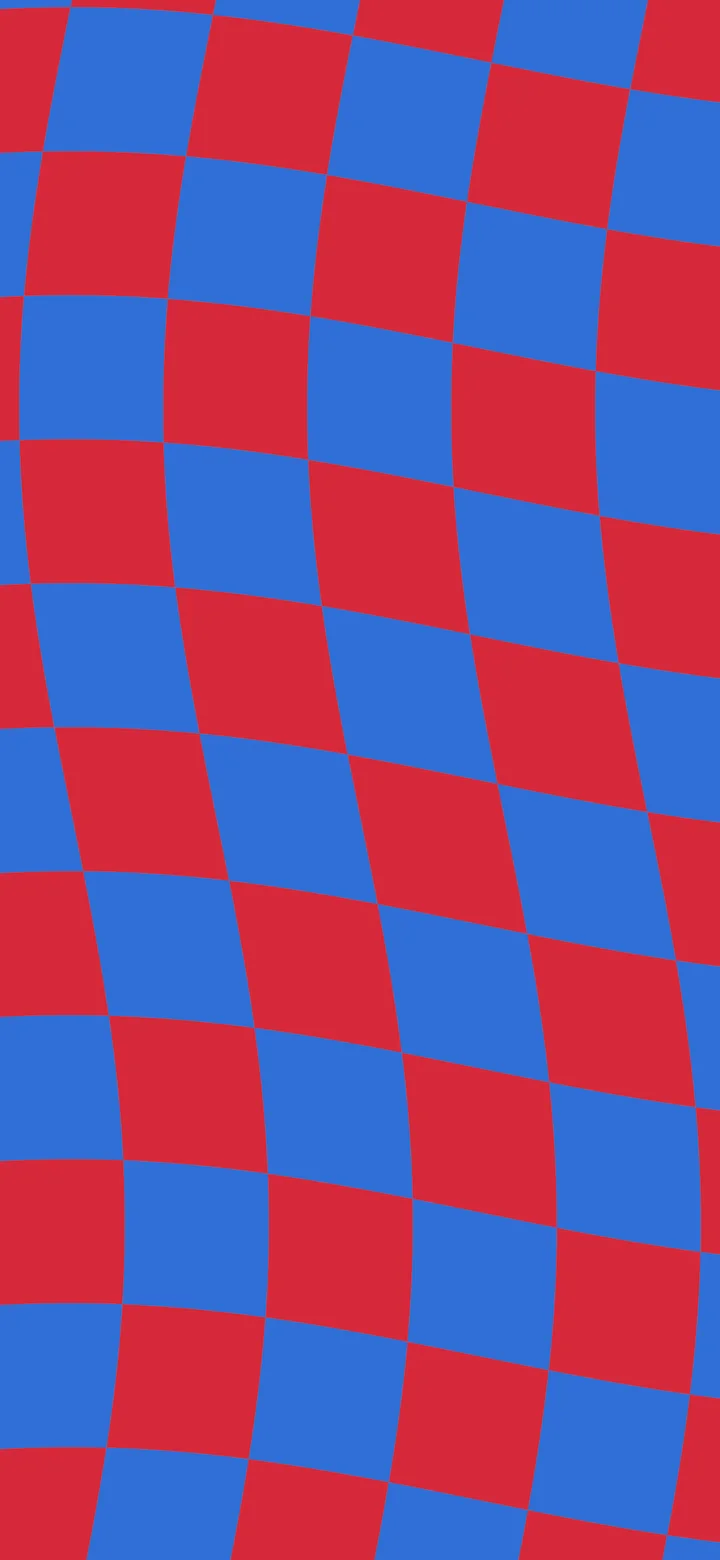 Red and Blue Wavy Checkered wallpaper for iPhone and Android