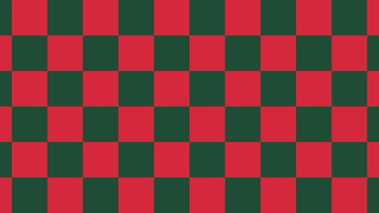 Red and Dark Green Checkered desktop wallpaper in 4K