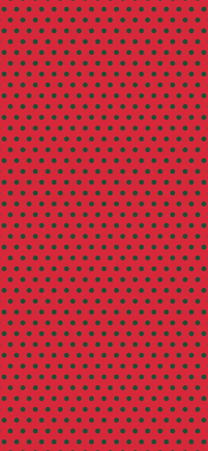 Red and Dark Green Mini Polka Dot wallpaper for iPhone and Android