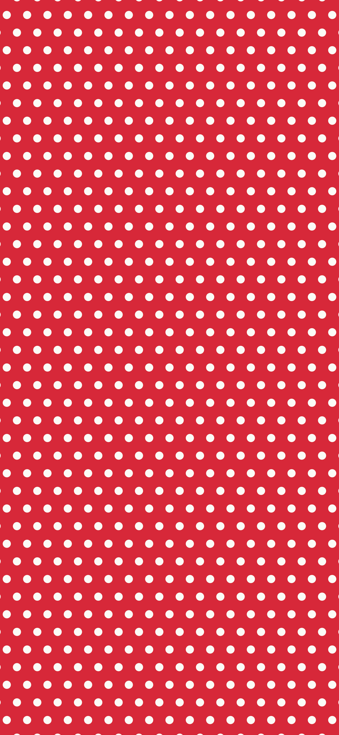 Red and White Mini Polka Dot wallpaper for iPhone and Android